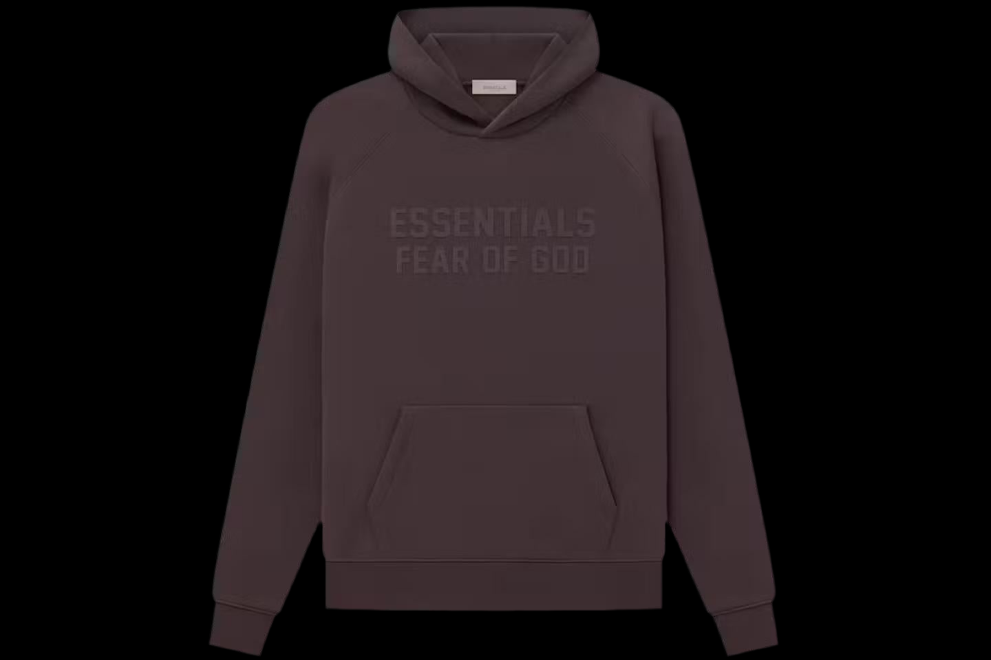 FOG SS plum hoodie