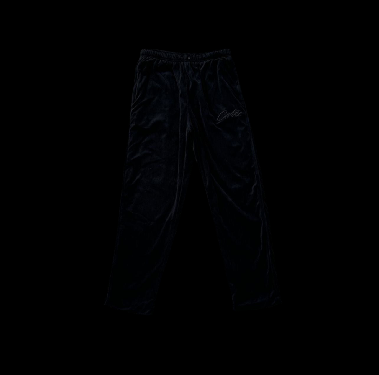 CRTZ black velour pants
