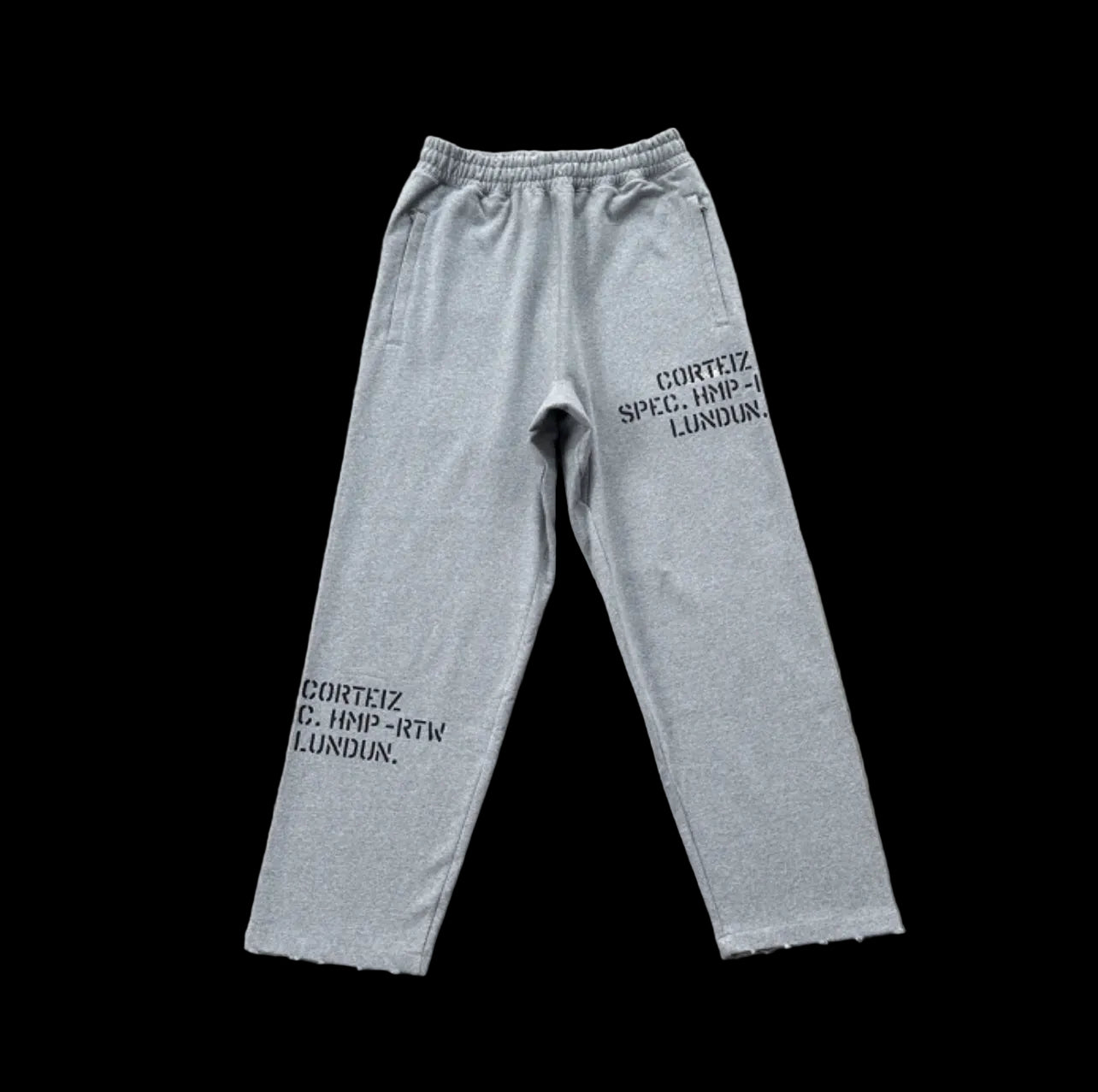 Crtz HMP stencil crewneck set grey