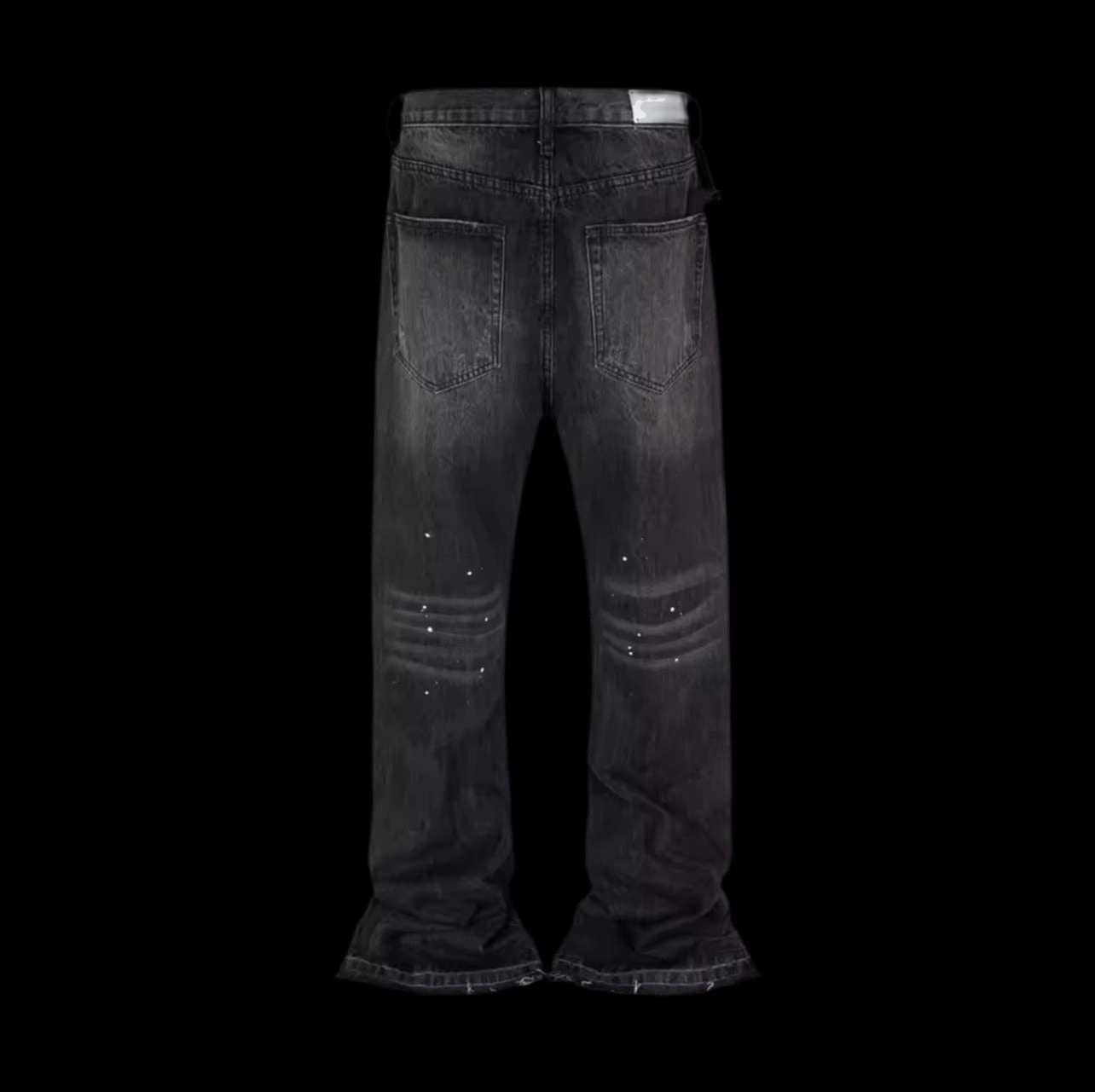 Black retro jeans